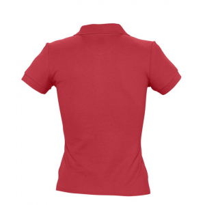 Рубашка поло женская People 210, красная - купить оптом