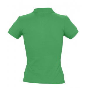 Рубашка поло женская People 210, ярко-зеленая - купить оптом