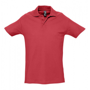 Рубашка поло мужская Spring 210, красная - купить оптом