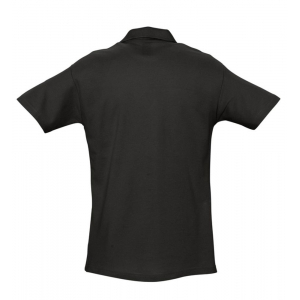 Рубашка поло мужская Spring 210, черная - купить оптом