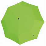 Зонт-трость U.900, черный с неоново-зеленым - купить оптом