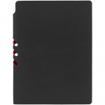 Ежедневник Flexpen Black, недатированный, черный с красным, фото 3