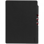 Ежедневник Flexpen Black, недатированный, черный с красным, фото 4