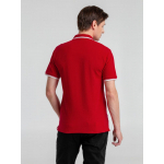 Рубашка поло мужская с контрастной отделкой Practice 270, красный/белый, фото 4