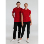 Рубашка поло мужская с контрастной отделкой Practice 270, красный/белый, фото 5