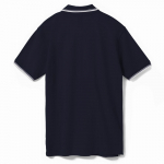Рубашка поло мужская с контрастной отделкой Practice 270, темно-синий/белый, фото 1