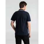 Рубашка поло мужская с контрастной отделкой Practice 270, темно-синий/белый, фото 3