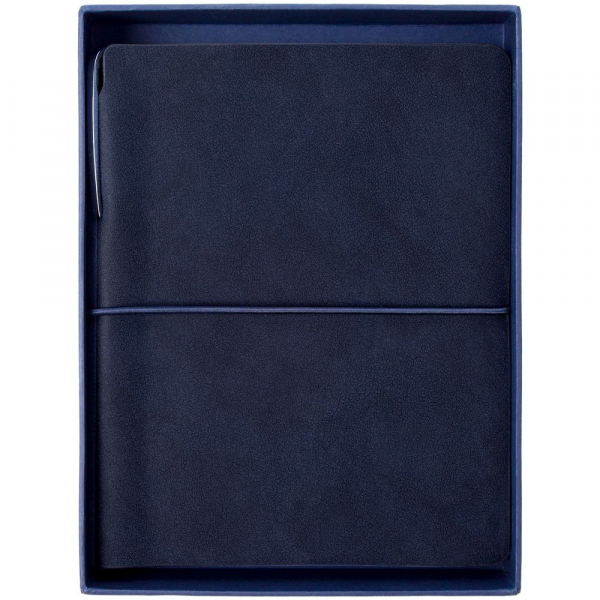 Набор Business Diary Mini, синий - купить оптом