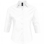 Рубашка женская с коротким рукавом Excess, белая - купить оптом