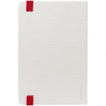 Блокнот Tex Mini, белый с красным, фото 3