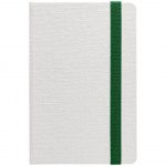 Блокнот Tex Mini, белый с зеленым, фото 1