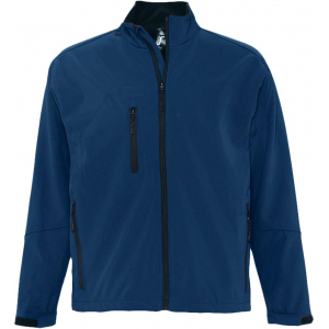 Куртка мужская на молнии Relax 340, темно-синяя - купить оптом