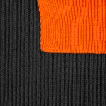 Шарф Snappy, темно-серый с оранжевым, фото 1