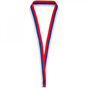 Лента для медали с пряжкой Ribbon, триколор - купить оптом