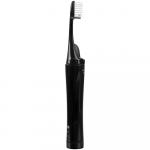 Зубная щетка с пастой Push & Brush, черная, фото 1