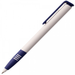 Ручка шариковая Senator Super Soft, белая с синим, фото 1