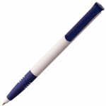 Ручка шариковая Senator Super Soft, белая с синим, фото 2