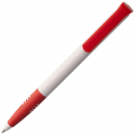 Ручка шариковая Senator Super Soft, белая с красным, фото 2