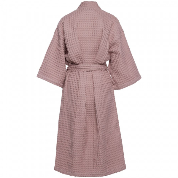 Халат вафельный женский Boho Kimono, пыльно-розовый - купить оптом