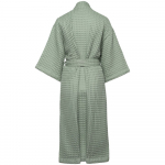 Халат вафельный женский Boho Kimono, зеленая мята, фото 1
