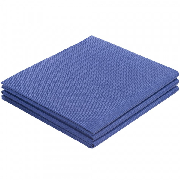 Складной коврик для занятий спортом Flatters, синий - купить оптом