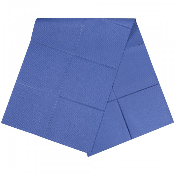 Складной коврик для занятий спортом Flatters, синий - купить оптом
