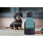 Бутылка для воды с миской для питомца Dog Water Bowl Lite, темно-фиолетовая, фото 2