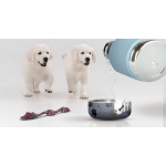 Термос Dog Bowl с миской для питомца, голубой, фото 4