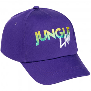Бейсболка с вышивкой Jungle Law, фиолетовая - купить оптом