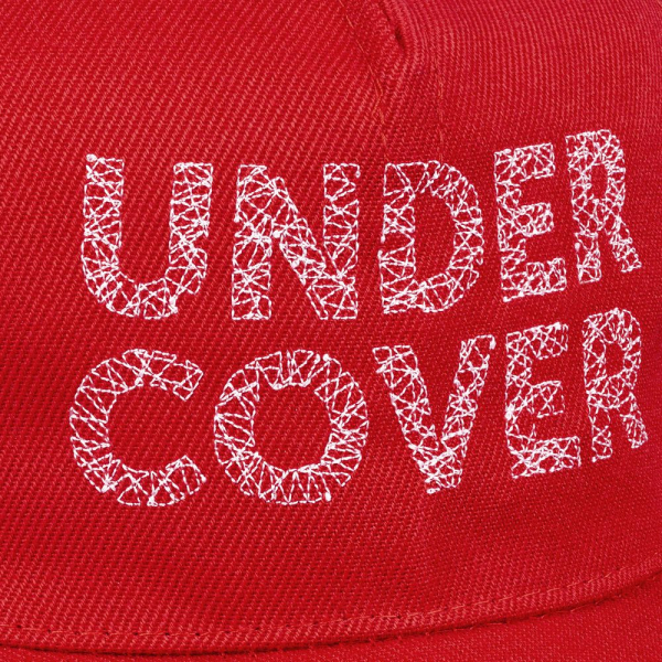 Бейсболка с вышивкой Undercover, красная - купить оптом
