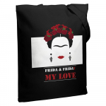 Холщовая сумка Frida & Friday, черная, фото 1