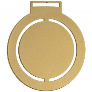 Медаль Steel Rond, золотистая - купить оптом