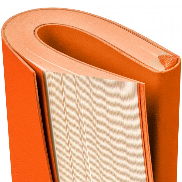 Ежедневник Flat Mini, недатированный, оранжевый - купить оптом