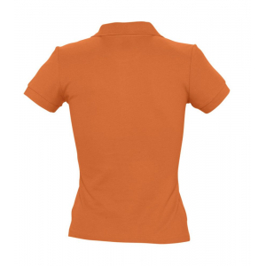 Рубашка поло женская People 210, оранжевая - купить оптом