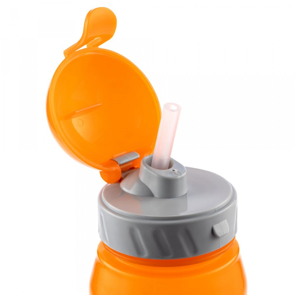 Бутылка для воды Aquarius, непрозрачная, оранжевая - купить оптом