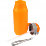 Бутылка для воды Aquarius, непрозрачная, оранжевая, фото 3