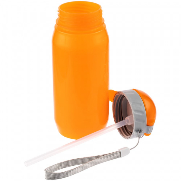 Бутылка для воды Aquarius, непрозрачная, оранжевая - купить оптом
