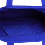 Сумка для покупок на молнии Shopaholic Zip, синяя, фото 3