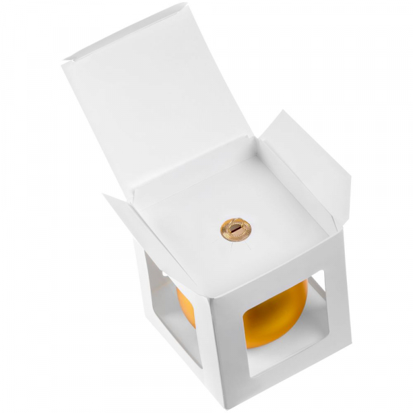 Елочный шар Gala Night Matt в коробке, золотистый, 8 см - купить оптом