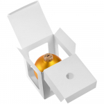Елочный шар Gala Night Matt в коробке, золотистый, 8 см, фото 4