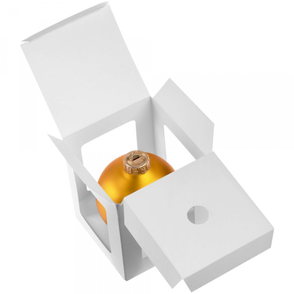 Елочный шар Gala Night Matt в коробке, золотистый, 8 см - купить оптом