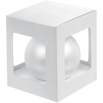 Елочный шар Gala Night Matt в коробке, белый, 8 см, фото 2