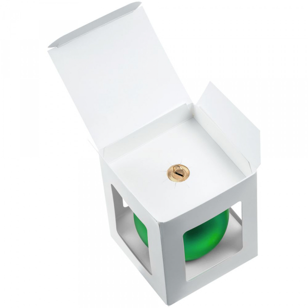 Елочный шар Gala Night Matt в коробке, зеленый, 8 см - купить оптом