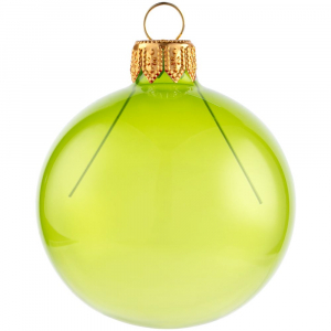 Елочный шар Gala Night в коробке, зеленый, 6 см - купить оптом