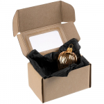 Елочная игрушка «Грецкий орех» в коробке, золотистая, фото 3