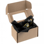 Елочная игрушка «Бенгальский тигр» в коробке, черная с росписью, фото 4