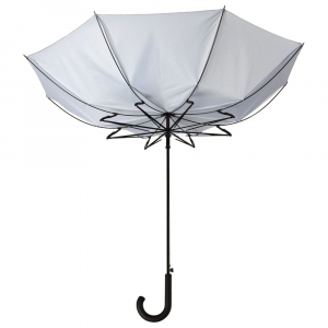 Зонт-трость Unit Wind, серебристый - купить оптом