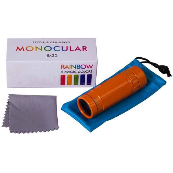 Монокуляр Rainbow 8x25, оранжевый - купить оптом