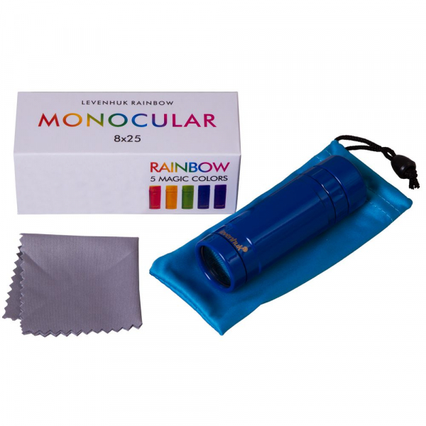 Монокуляр Rainbow 8x25, синий - купить оптом