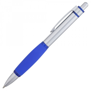 Ручка шариковая Boomer, с синими элементами - купить оптом